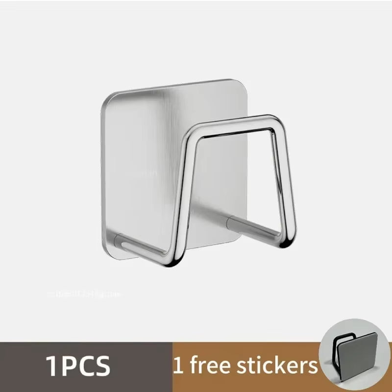 Stainless Steel Sink Sponge Rack - Draining Organizer for Kitchen Supplies (1/3/6 Pcs)