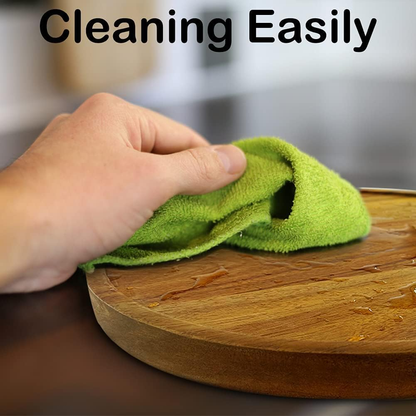 Acacia Wood Lazy Susan Organizer Kitchen Turntable for Cabinet Pantry Table Organization